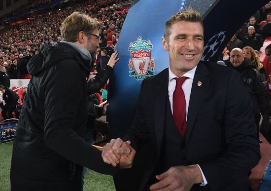 Football. UEFA Champions League. Liverpool vs. Spartak