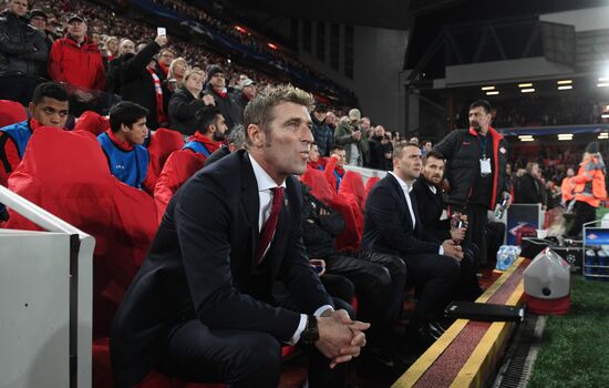 Football. UEFA Champions League. Liverpool vs. Spartak