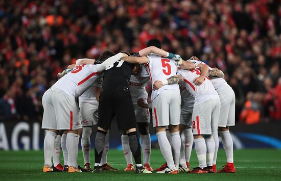 Football. UEFA Champions League. Liverpool vs. Spartak
