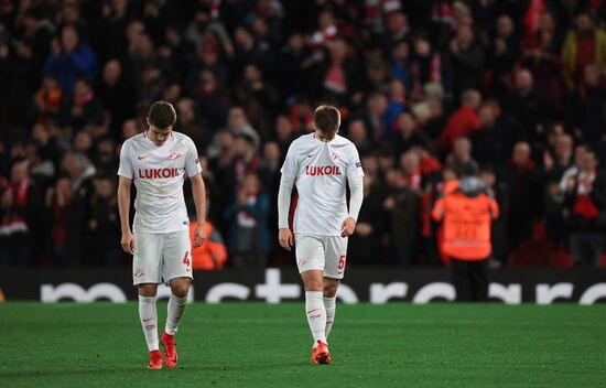 Football. UEFA Champions League. Liverpool vs. Spartak
