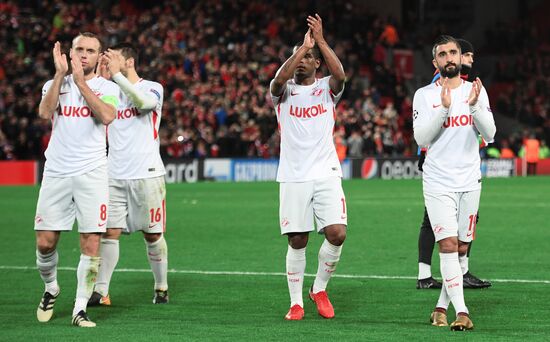 Football. UEFA Champions League. Liverpool vs. Spartak