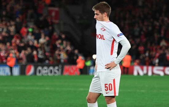 Football. UEFA Champions League. Liverpool vs. Spartak