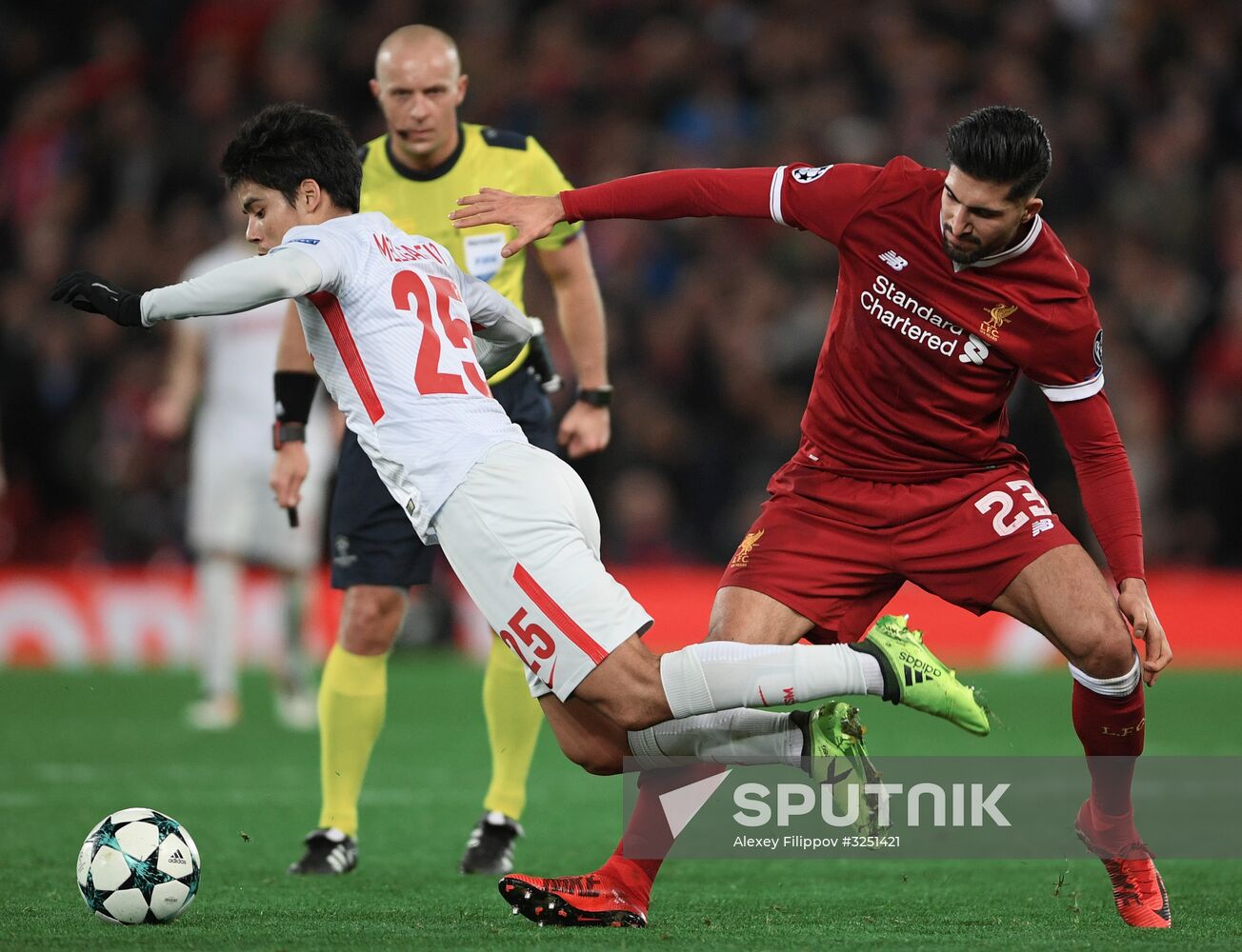 Football. UEFA Champions League. Liverpool vs. Spartak