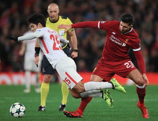 Football. UEFA Champions League. Liverpool vs. Spartak