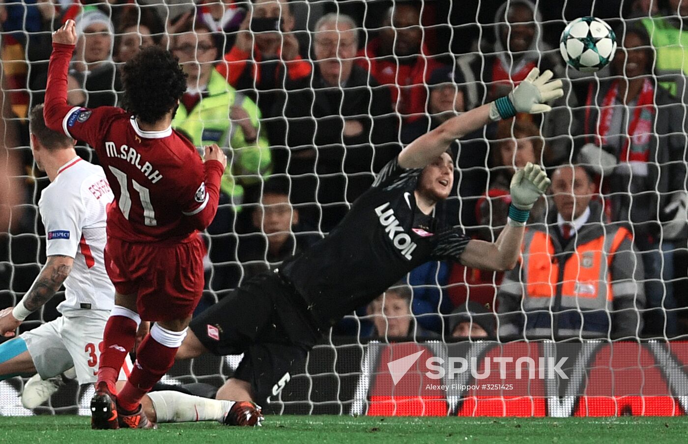 Football. UEFA Champions League. Liverpool vs. Spartak