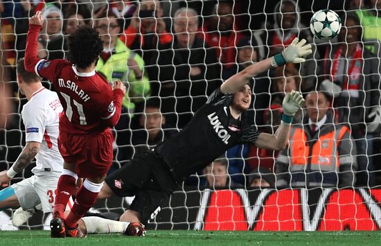 Football. UEFA Champions League. Liverpool vs. Spartak