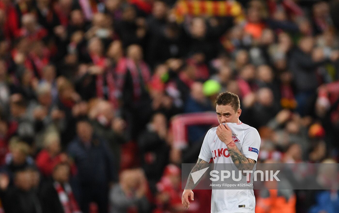 Football. UEFA Champions League. Liverpool vs. Spartak