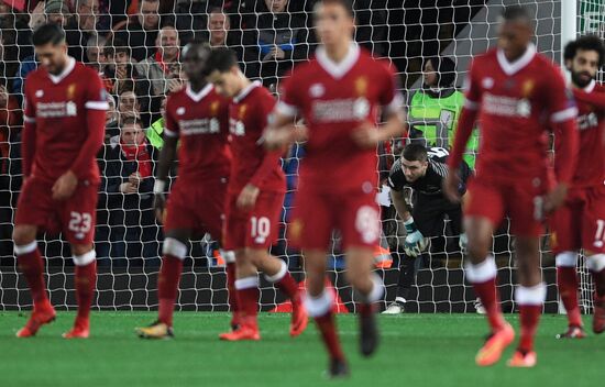 Football. UEFA Champions League. Liverpool vs. Spartak