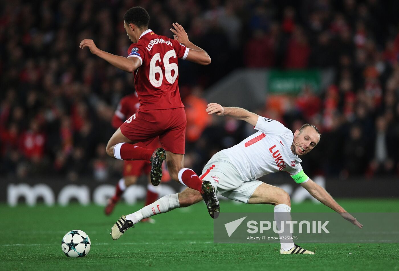 Football. UEFA Champions League. Liverpool vs. Spartak
