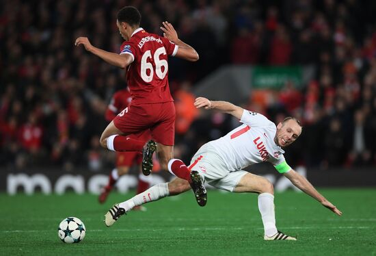 Football. UEFA Champions League. Liverpool vs. Spartak
