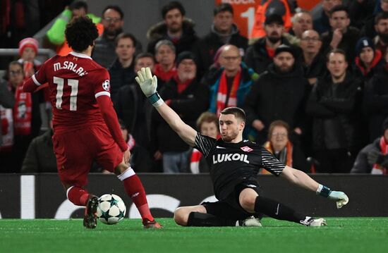 Football. UEFA Champions League. Liverpool vs. Spartak