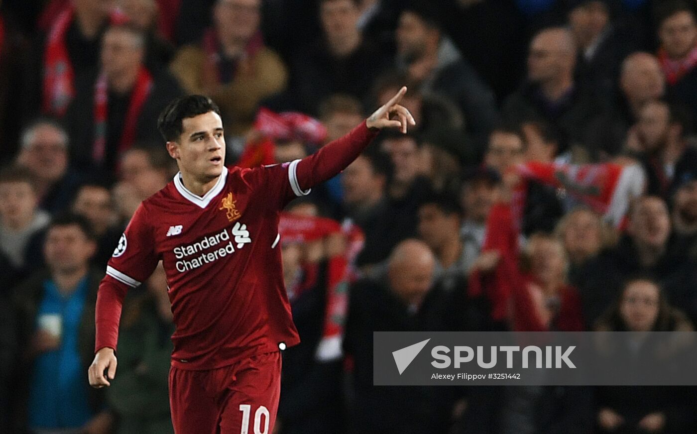 Football. UEFA Champions League. Liverpool vs. Spartak