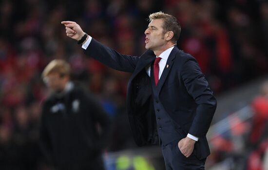 Football. UEFA Champions League. Liverpool vs. Spartak