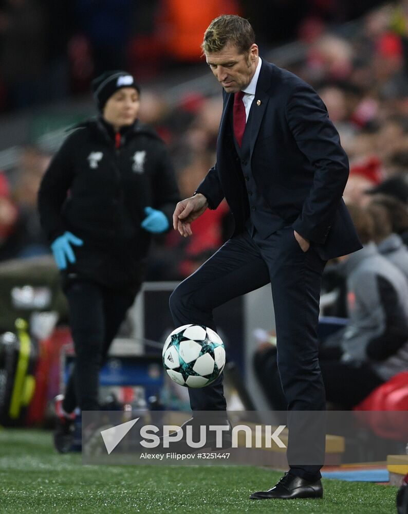 Football. UEFA Champions League. Liverpool vs. Spartak
