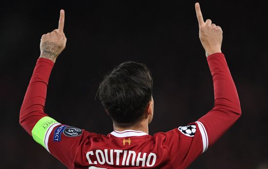Football. UEFA Champions League. Liverpool vs. Spartak