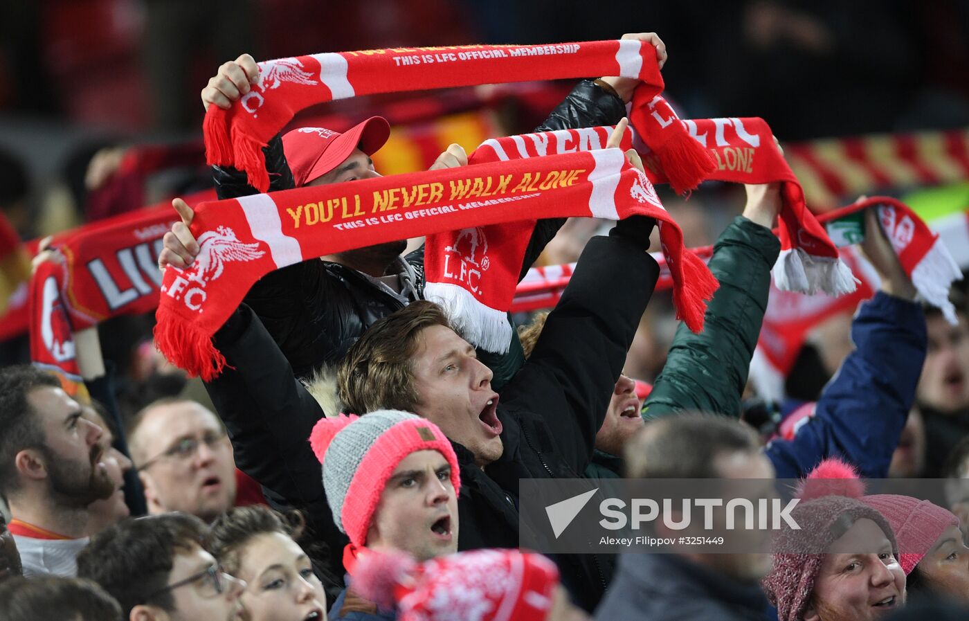 Football. UEFA Champions League. Liverpool vs. Spartak
