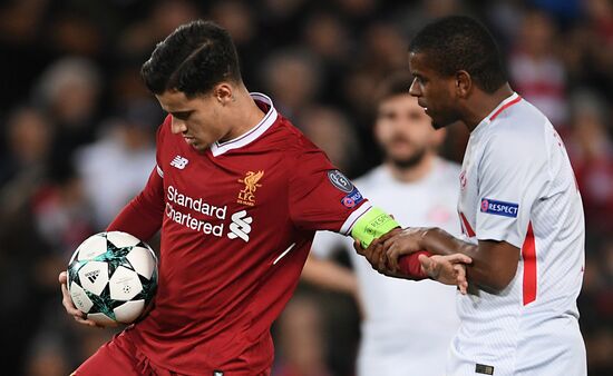 Football. UEFA Champions League. Liverpool vs. Spartak