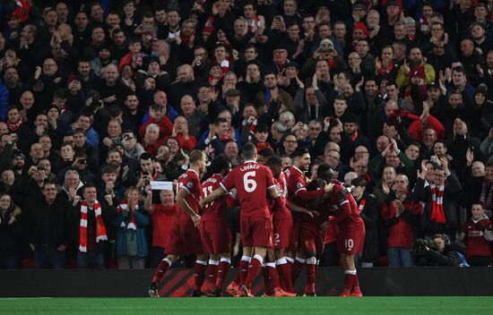 Football. UEFA Champions League. Liverpool vs. Spartak