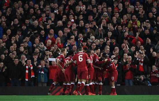 Football. UEFA Champions League. Liverpool vs. Spartak