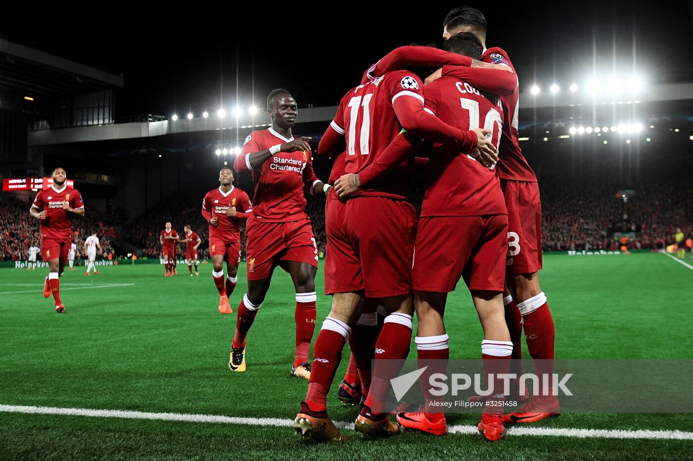 Football. UEFA Champions League. Liverpool vs. Spartak