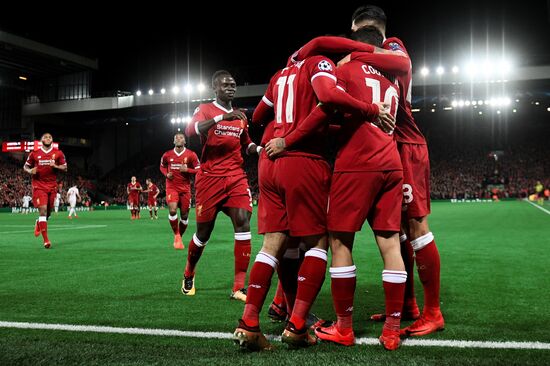 Football. UEFA Champions League. Liverpool vs. Spartak