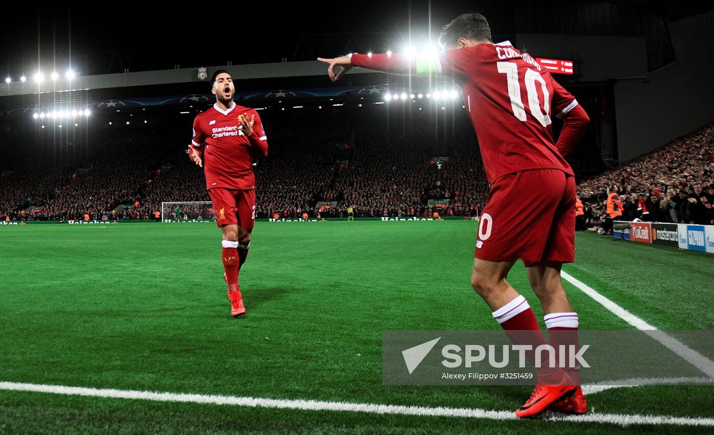 Football. UEFA Champions League. Liverpool vs. Spartak