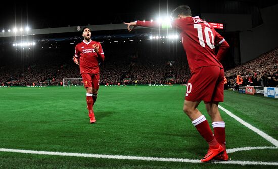 Football. UEFA Champions League. Liverpool vs. Spartak