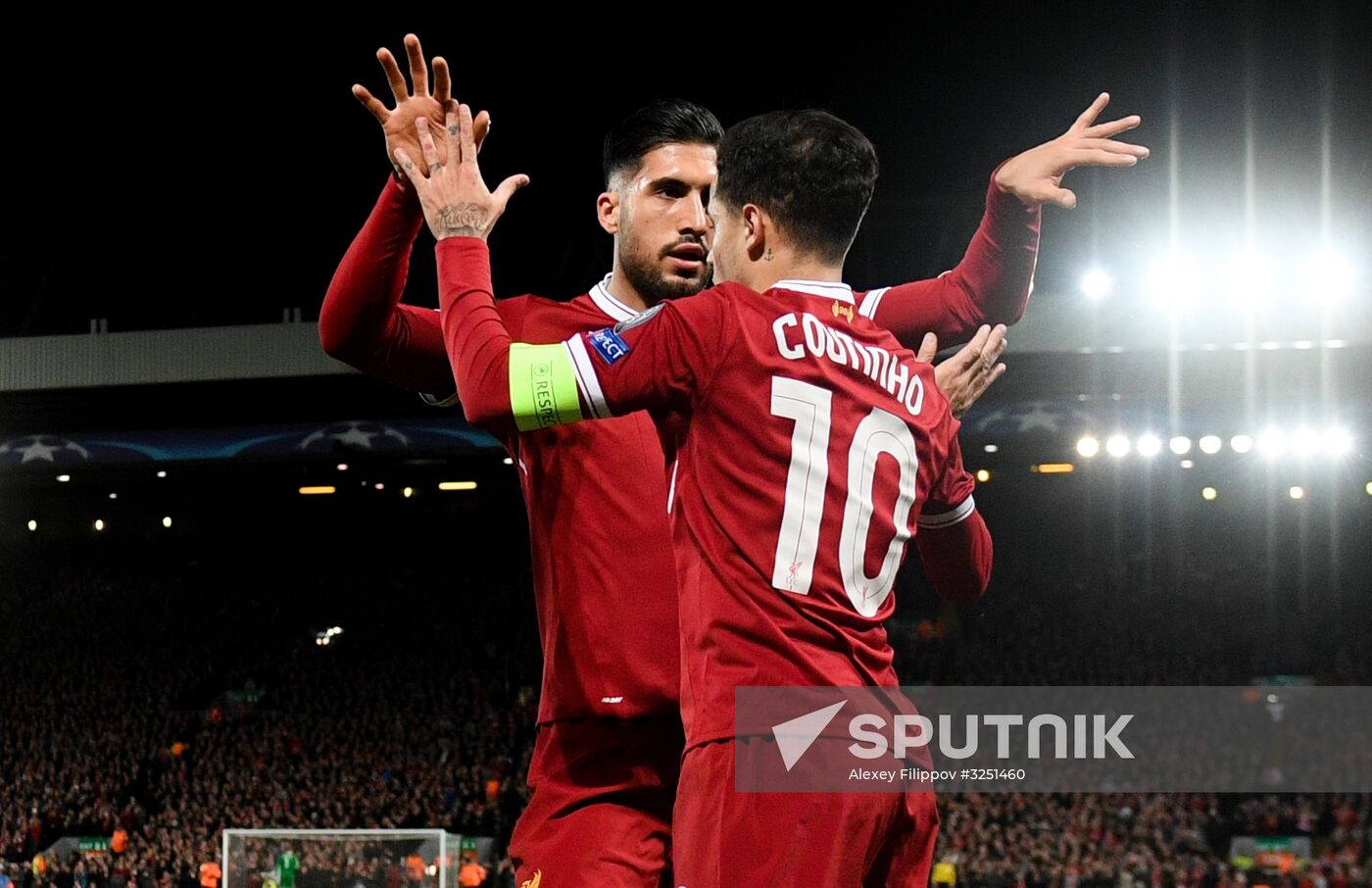 Football. UEFA Champions League. Liverpool vs. Spartak