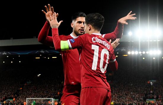 Football. UEFA Champions League. Liverpool vs. Spartak