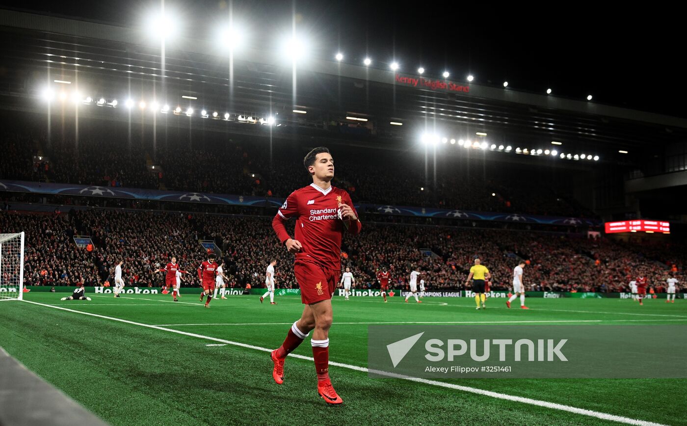 Football. UEFA Champions League. Liverpool vs. Spartak