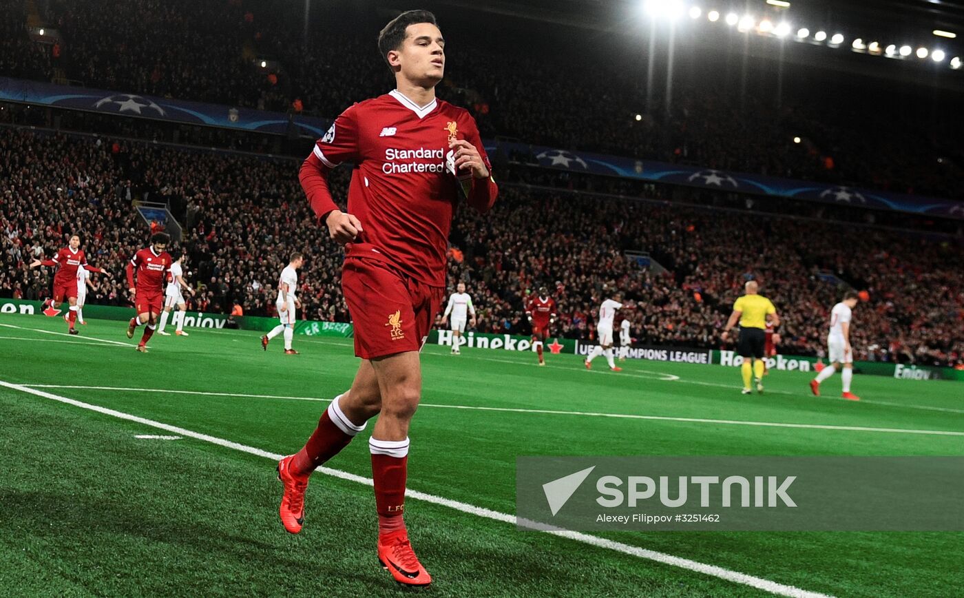 Football. UEFA Champions League. Liverpool vs. Spartak