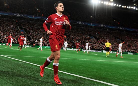 Football. UEFA Champions League. Liverpool vs. Spartak