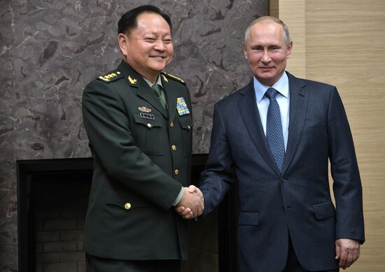 President Putin meets with Vice Chairman of the CPC Central Military Commission Zhang Youxia