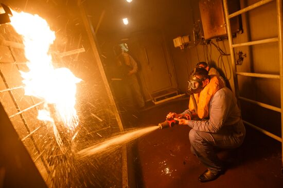 Special tactical drill at Novorossiysk military base