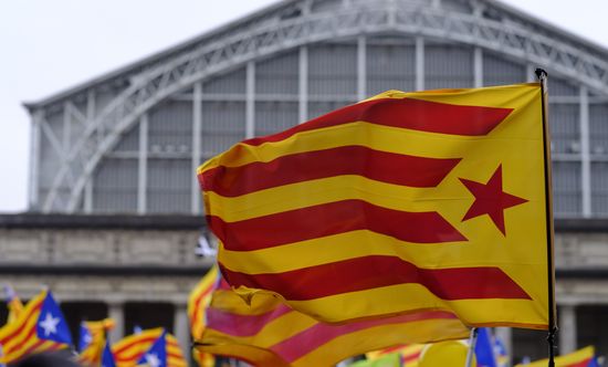 Catalans rally in Brussels in support of Carles Puigdemont