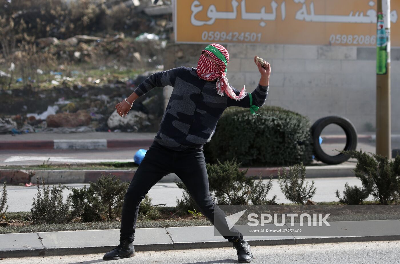 Protests in Palestine against decision to recognize Jerusalem capital of Israel