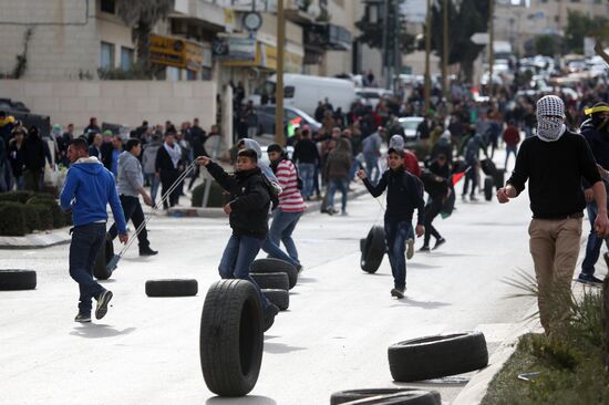 Protests in Palestine against decision to recognize Jerusalem capital of Israel