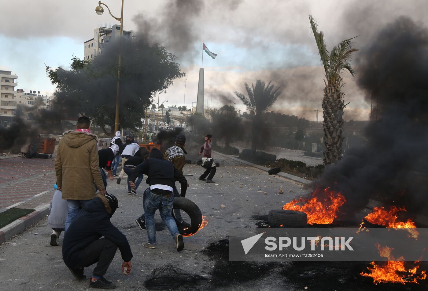 Protests in Palestine against decision to recognize Jerusalem capital of Israel