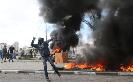 Protests in Palestine against decision to recognize Jerusalem capital of Israel
