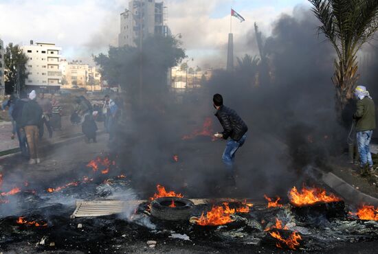 Protests in Palestine against decision to recognize Jerusalem capital of Israel