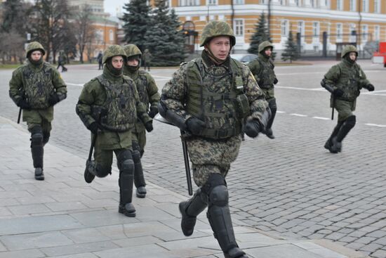 Federal Protective Service drill in Kremlin