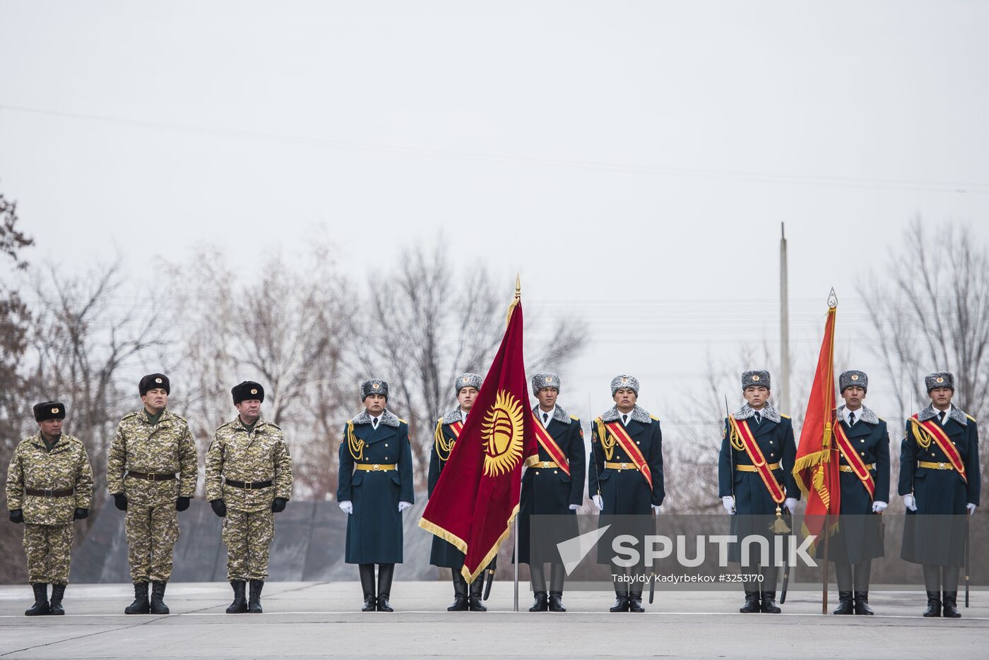 Sukhoi-25 jet at Russia's Kant air base in Kyrgyzstan named after Hero of Soviet Union pilot Taranchiev