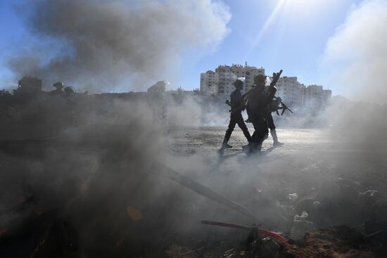 Clashes on Palestinian-Israeli border