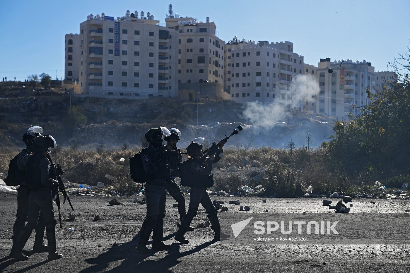 Clashes on Palestinian-Israeli border