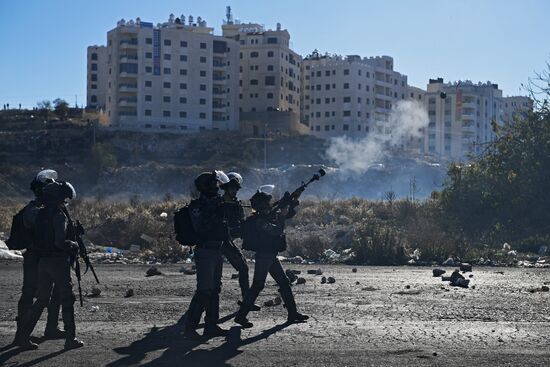 Clashes on Palestinian-Israeli border
