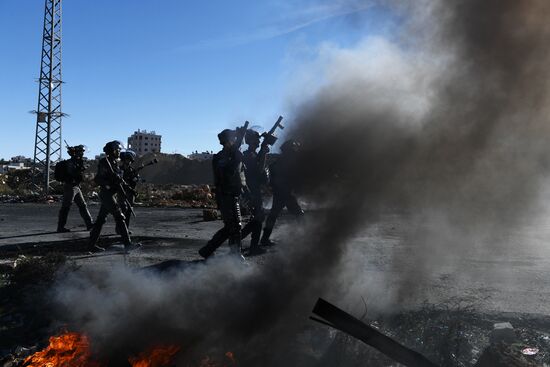 Clashes on Palestinian-Israeli border
