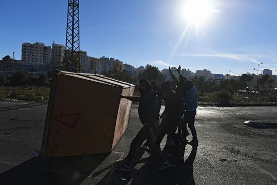Clashes on Palestinian-Israeli border