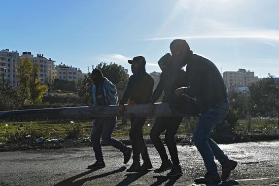 Clashes on Palestinian-Israeli border