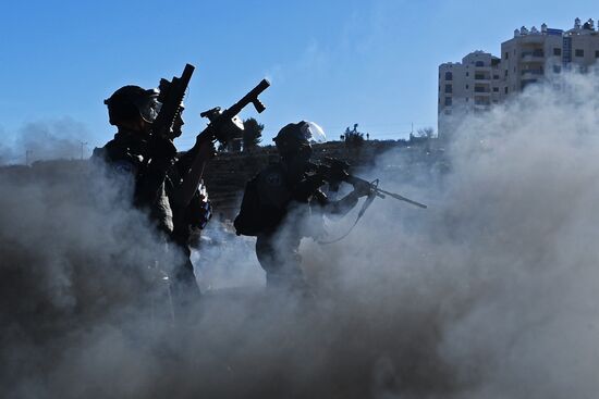 Clashes on Palestinian-Israeli border