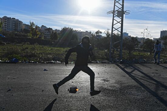 Clashes on Palestinian-Israeli border